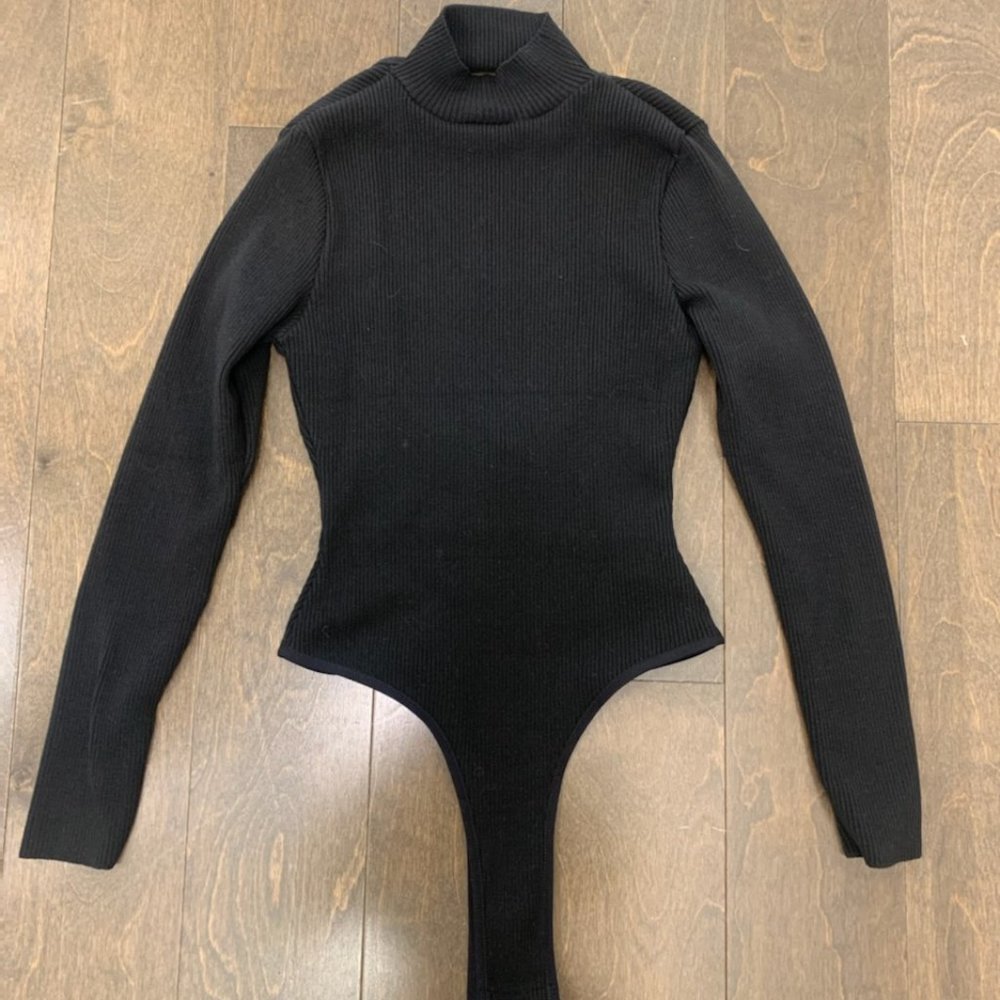 Nova Vintage Black Bodysuit